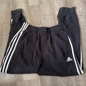 Medium adidas jogger cotton pant black white red